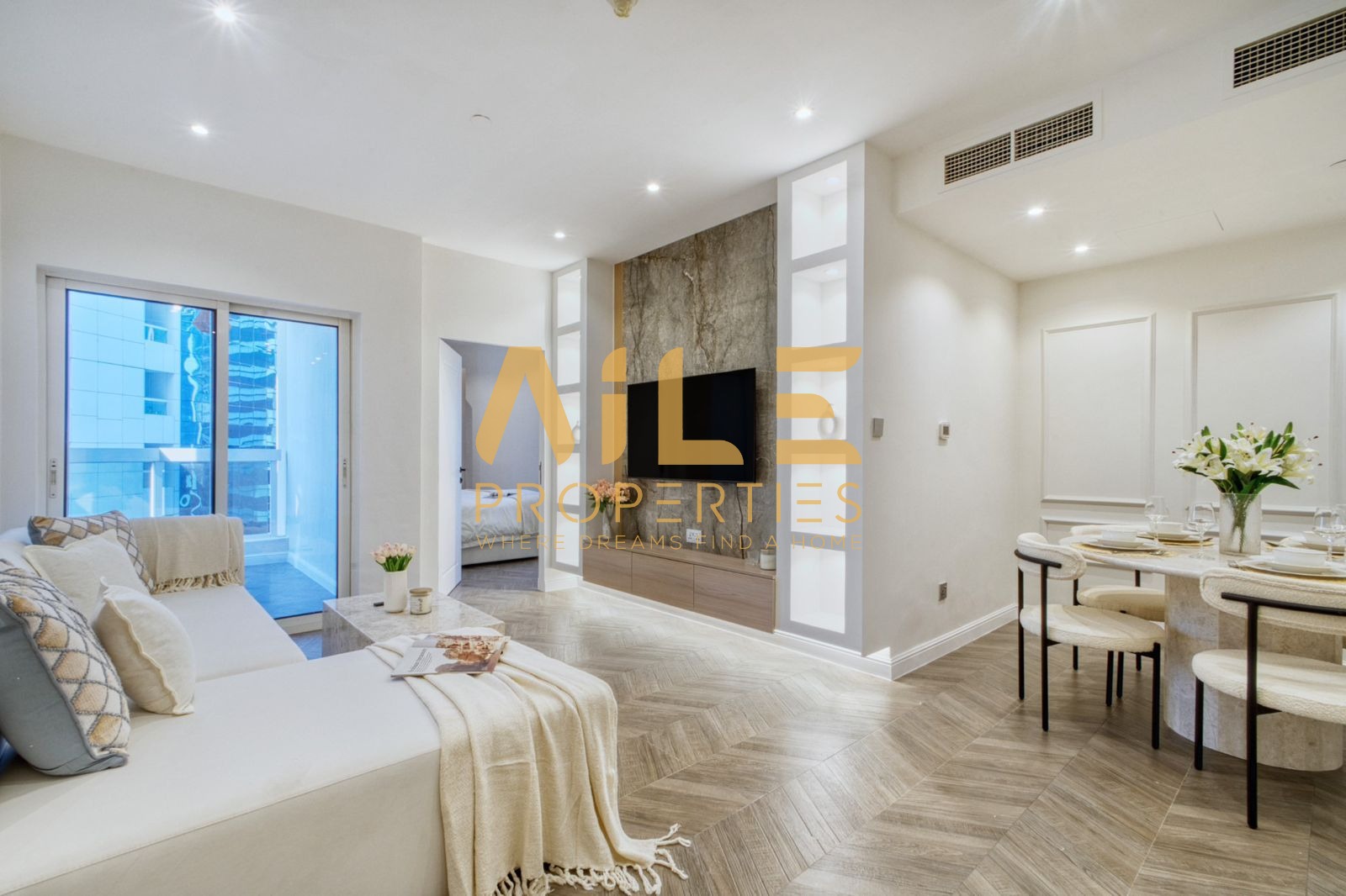 Fully Furnished 3BR | Move-In Ready | High Floor
