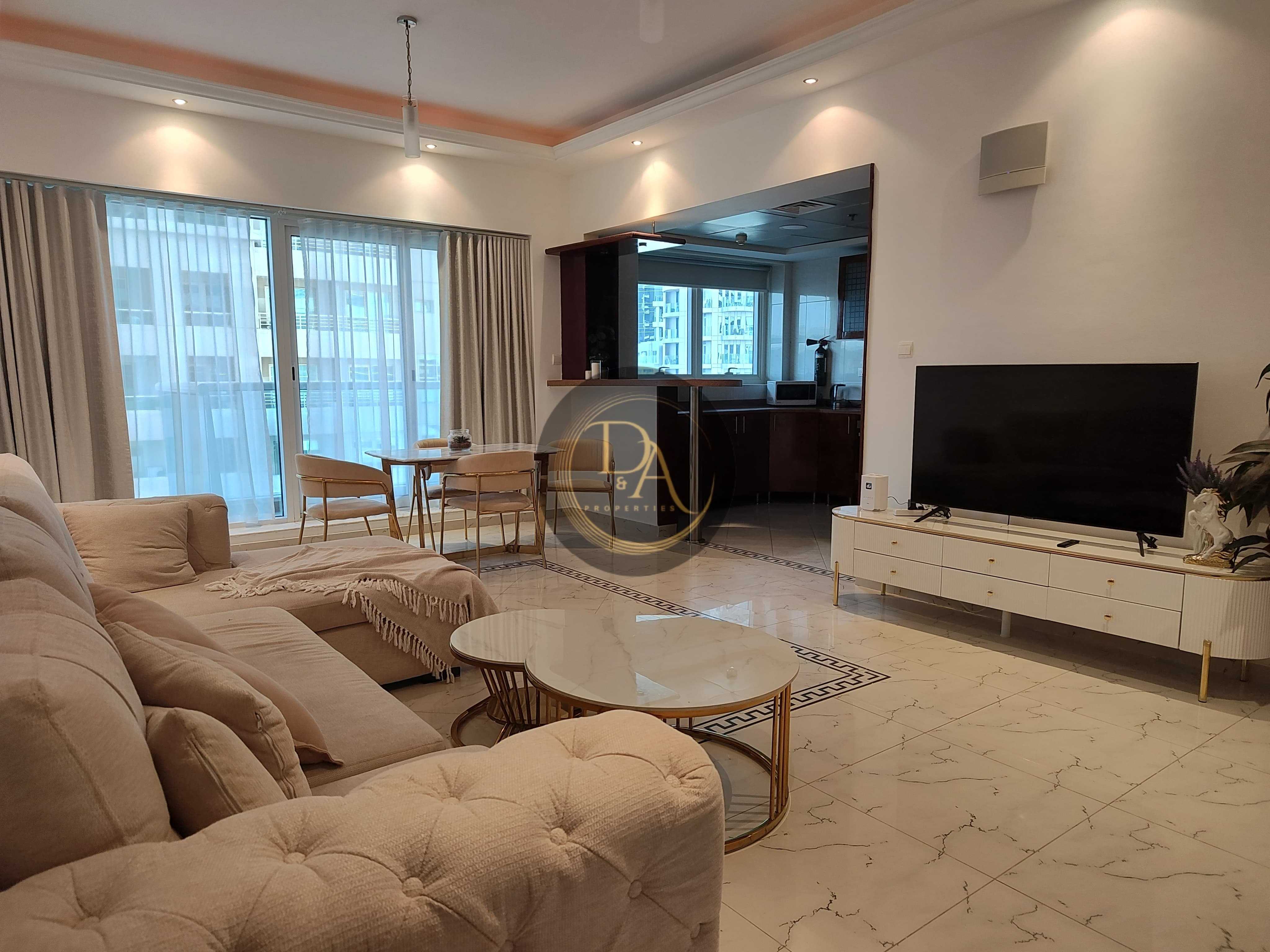 1 Bedroom Apartment For Rent I Spacious | Furnished | Well Maintained | Vacant I Opal Tower Marina, Dubai Marina.