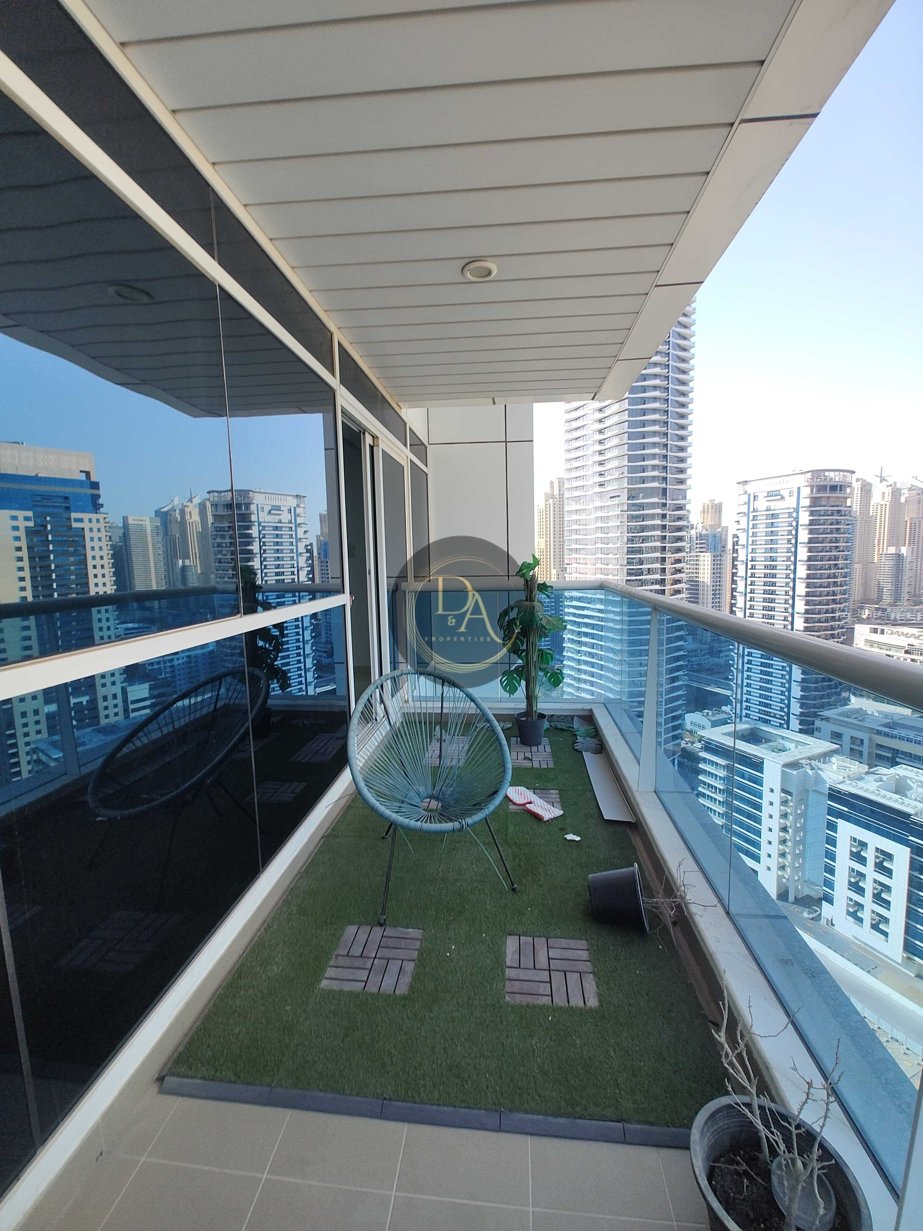 1 Bedroom Spacious | Unfurnished | Well Maintained | Vacant I Opal Tower Marina, Dubai Marina.