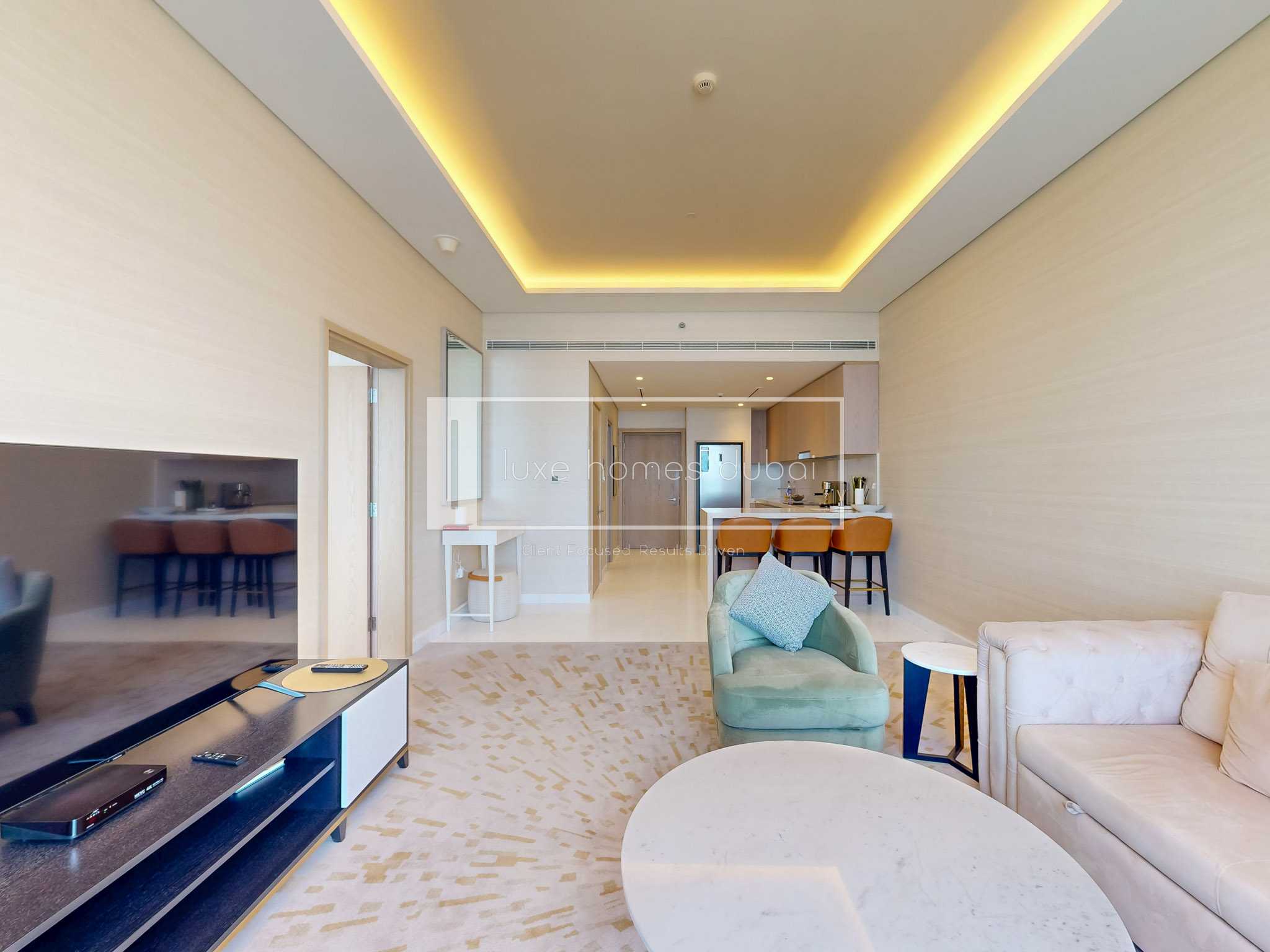 Palm and Sea View | 1-BR | Luxurious Finish