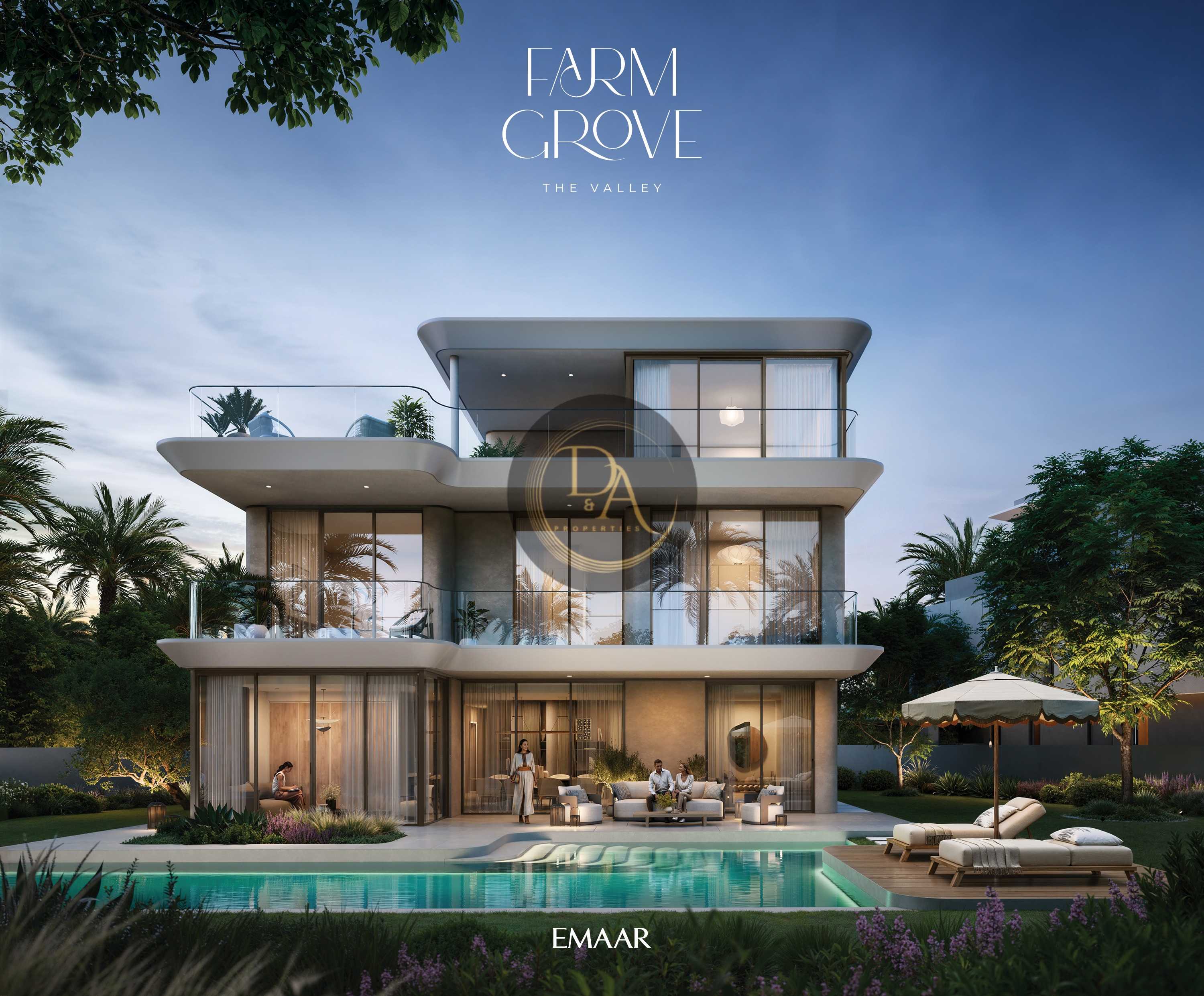 Massive 4BR Villa | Farm Gardens – The Valley | 6642 Sqft | AED 9.1M | Off-Plan Resale