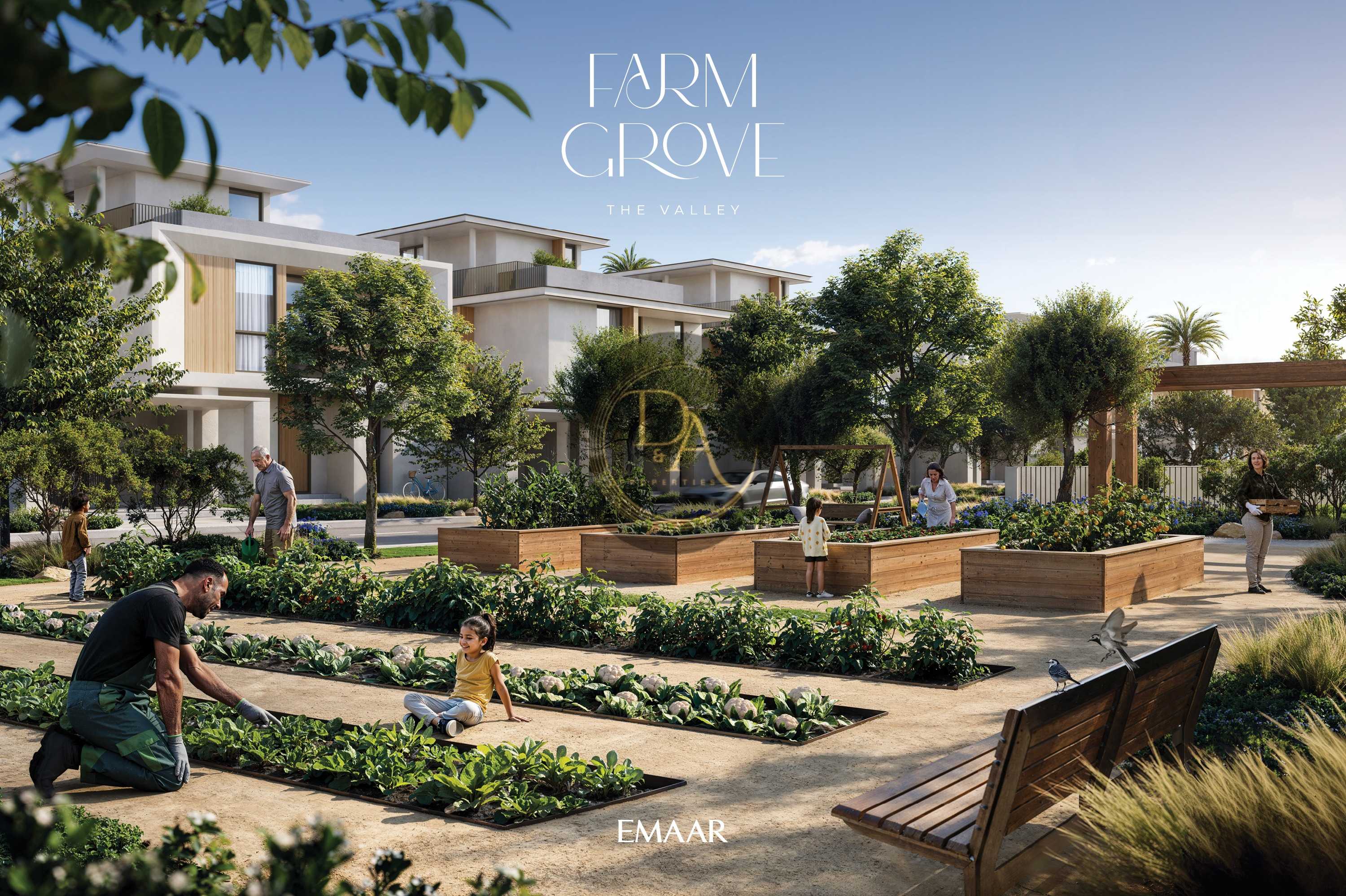 Massive 4BR Villa | Farm Gardens – The Valley | 6642 Sqft | AED 9.1M | Off-Plan Resale