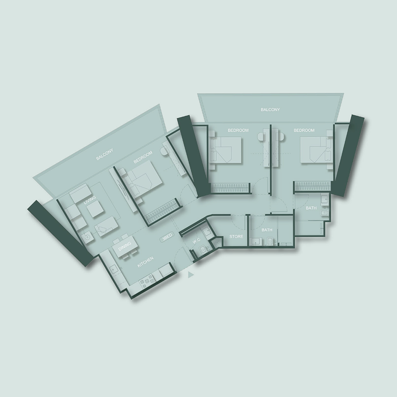 3 BR