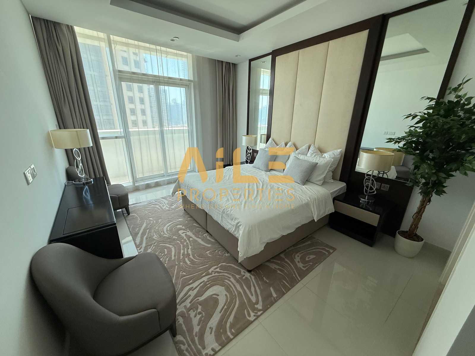 Furnished 3BR | Burj Khalifa View | Prime Spot