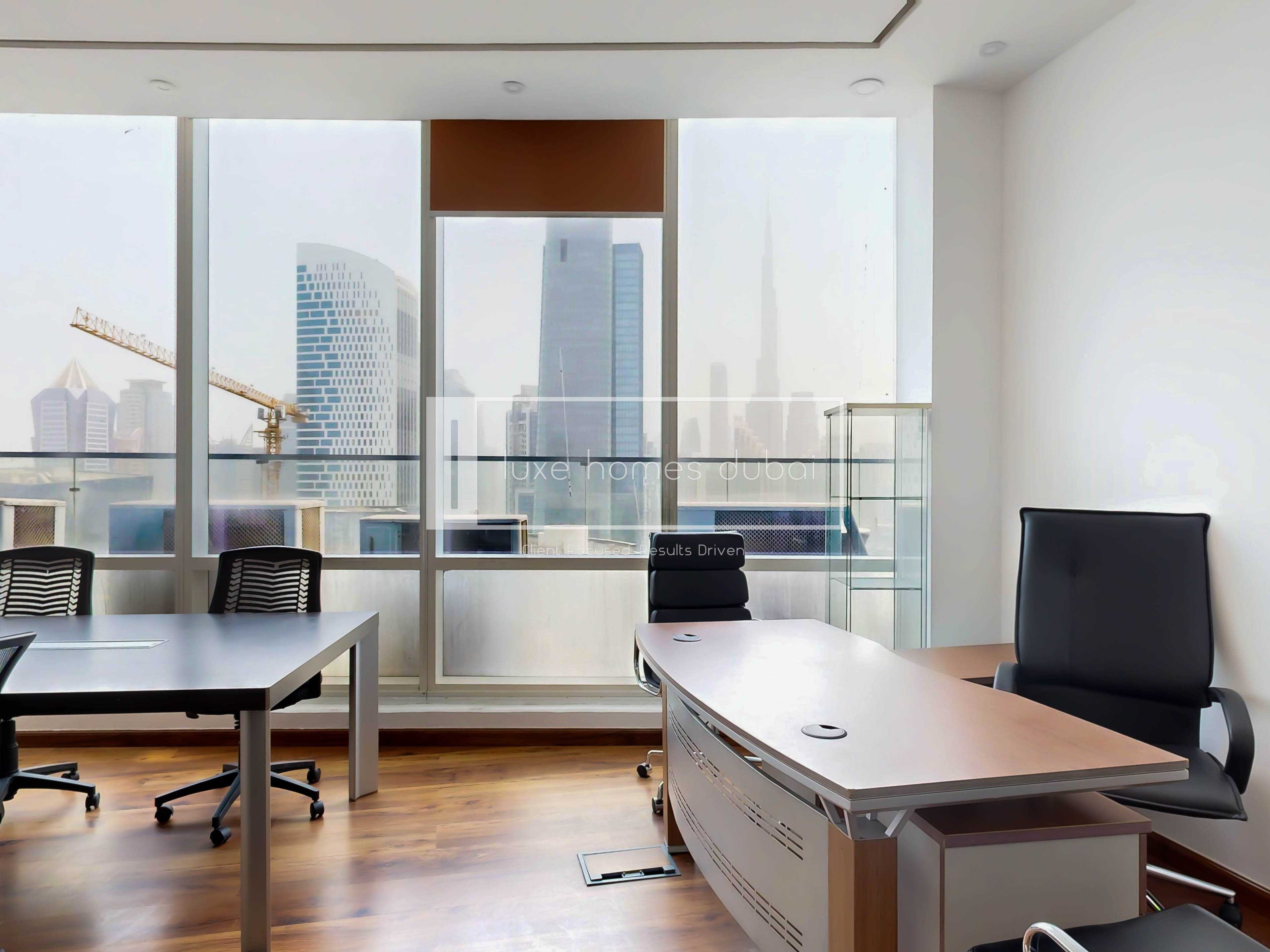 Burj Views | Fully Fitted |Office Space |Vacant 